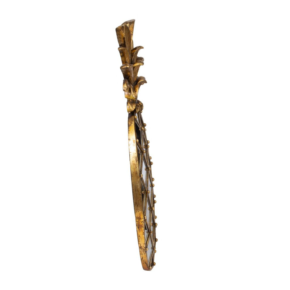 A&B Home Antique Gold Pineapple Wall Mirror | Mirrors | Modishstore - 3