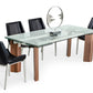 Modrest Helena -  Modern Extendable Glass Dining Table - Large | Modishstore | Dining Tables