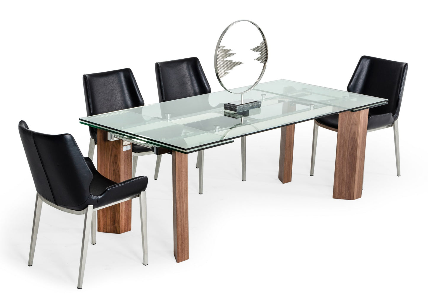 Modrest Helena -  Modern Extendable Glass Dining Table - Large-6