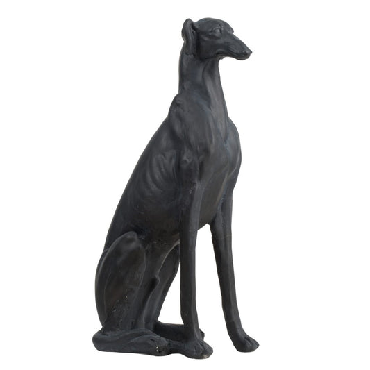 A&B Home Matte Black Finish Stunning Dog Statue | Animals & Pets | Modishstore