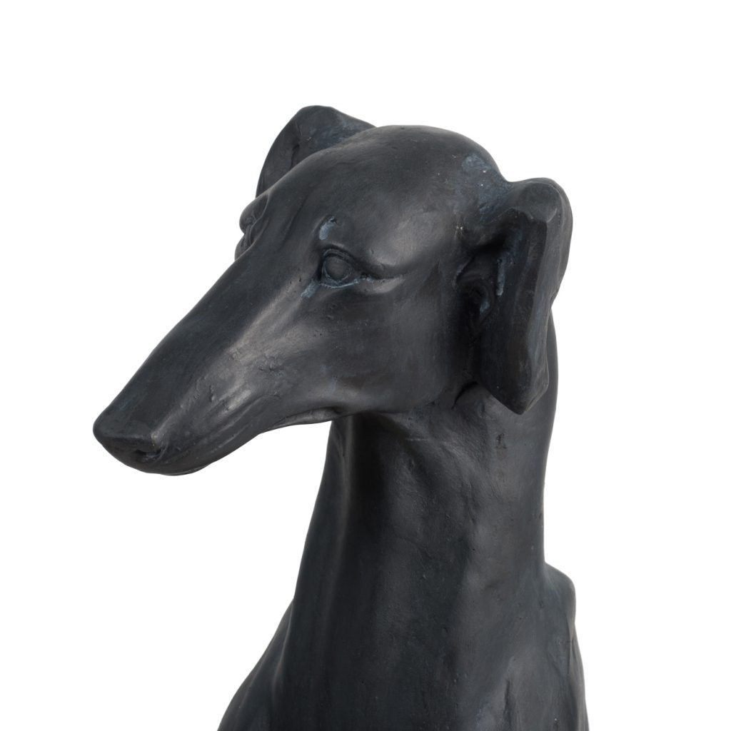 A&B Home Matte Black Finish Stunning Dog Statue | Animals & Pets | Modishstore - 5