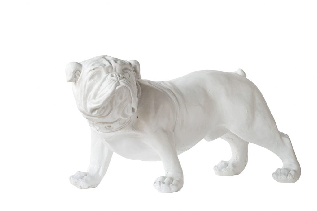A&B Home Glossy White Dog | Animals & Pets | Modishstore - 2