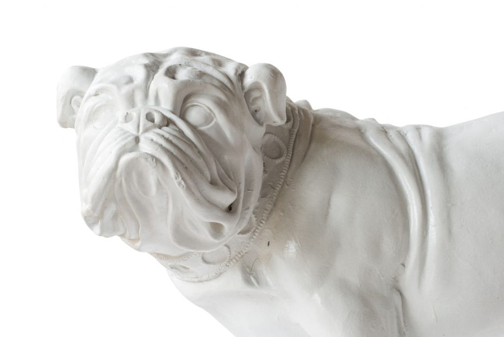 A&B Home Glossy White Dog | Animals & Pets | Modishstore - 4
