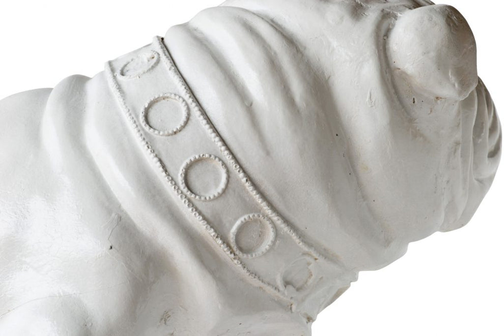 A&B Home Glossy White Dog | Animals & Pets | Modishstore - 5