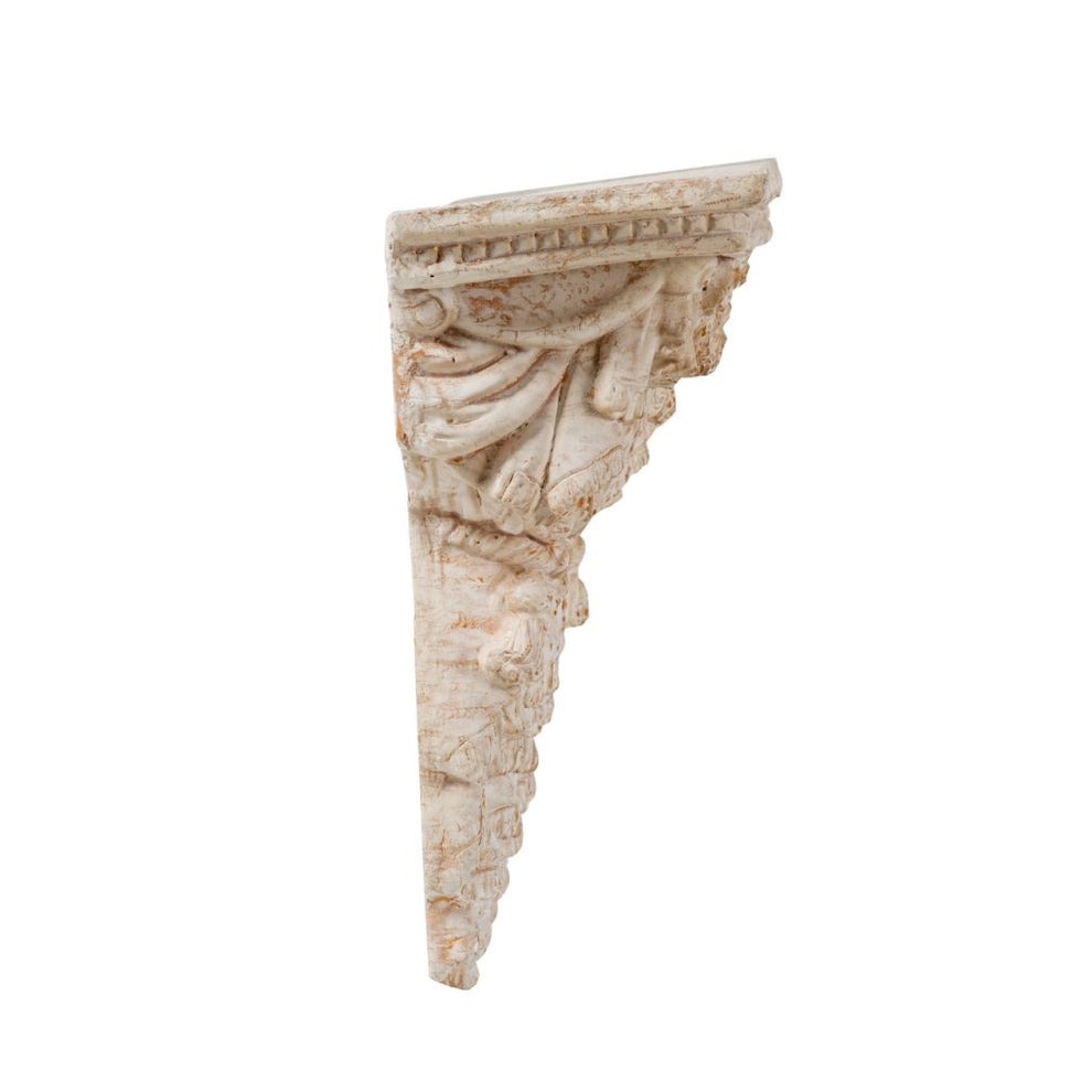 A&B Home Antique White Wall Shelf | Wall Shelf | Modishstore - 3