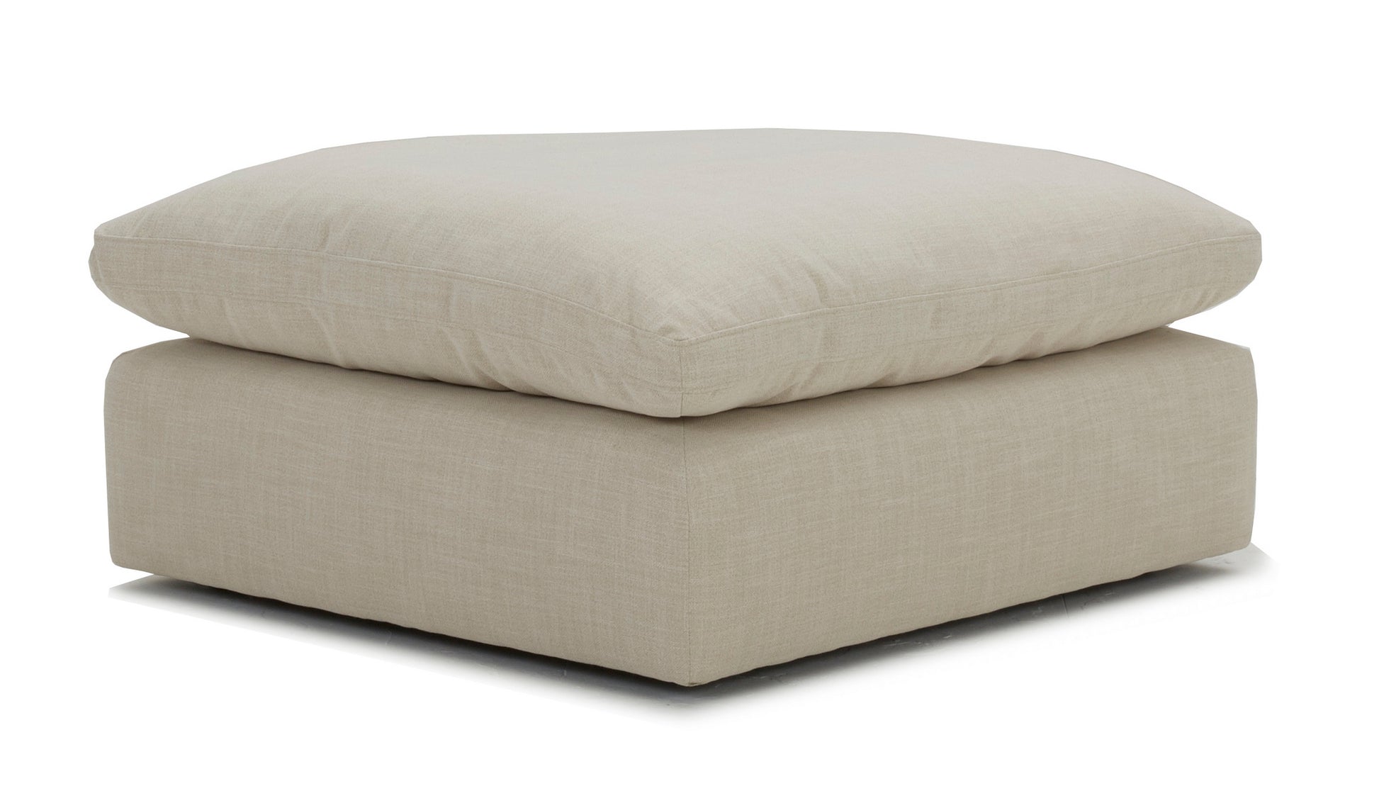 Divani Casa Fedora - Modern White Fabric Sectional Sofa w/ Ottoman-3