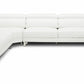Divani Casa Hawkey - Contemporary White Full Leather Sectional-3