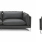 Divani Casa Harvest - Modern Grey Full Leather Sofa-3