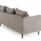 Divani Casa Mathis - Modern Grey Fabric Sofa-3