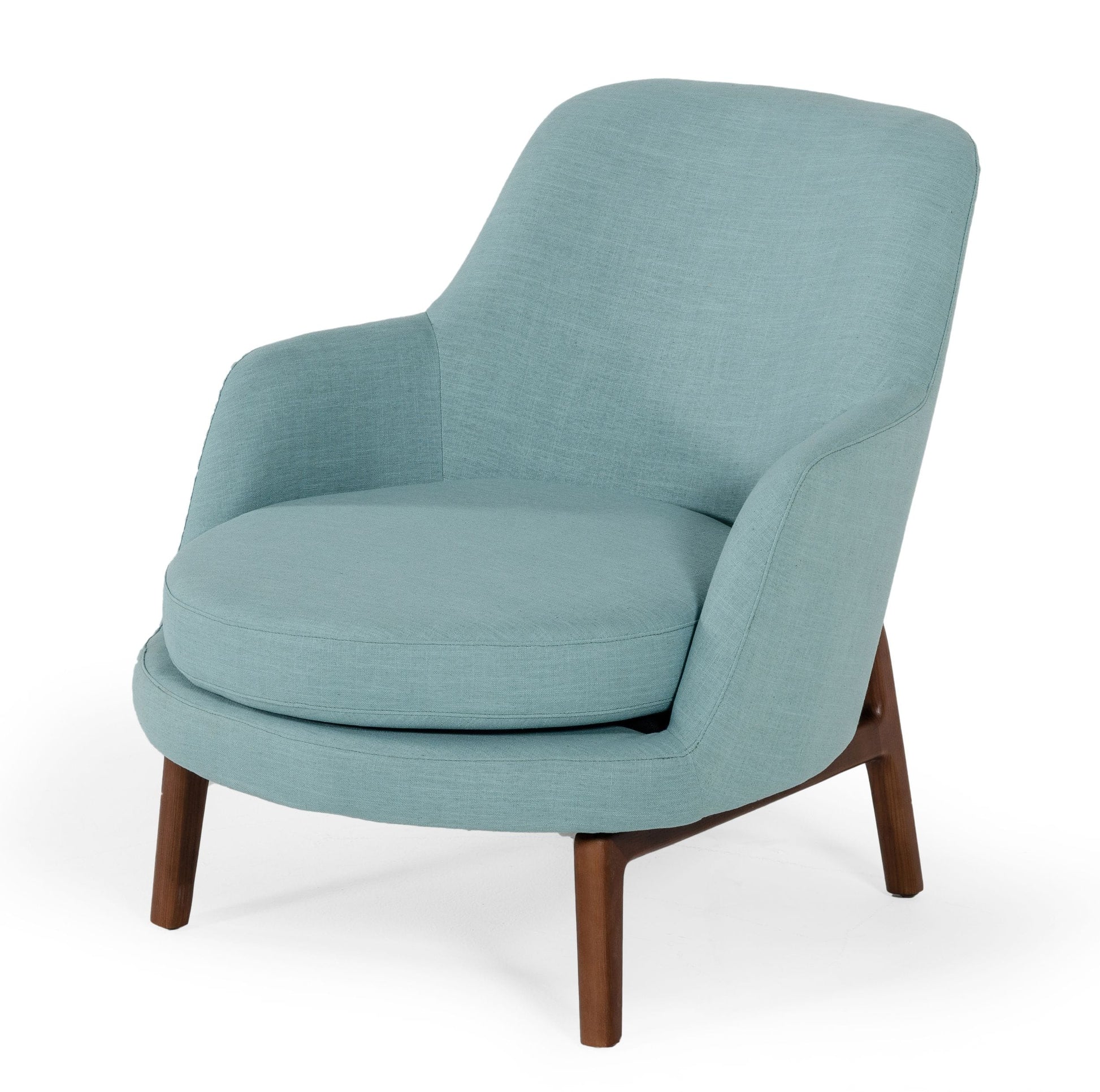 Modrest Metzler - Modern Mint Green Fabric Accent Chair | Modishstore | Accent Chairs