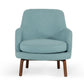 Modrest Metzler - Modern Mint Green Fabric Accent Chair | Modishstore | Accent Chairs-2
