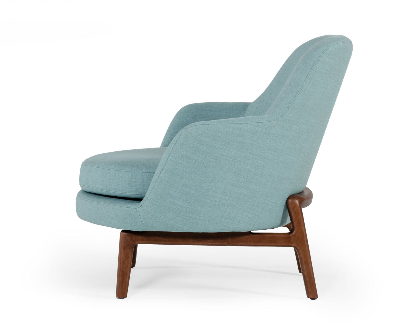 Modrest Metzler - Modern Mint Green Fabric Accent Chair | Modishstore | Accent Chairs-3