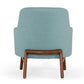 Modrest Metzler - Modern Mint Green Fabric Accent Chair | Modishstore | Accent Chairs-4