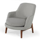 Modrest Metzler - Modern Grey Fabric Accent Chair | Modishstore | Accent Chairs