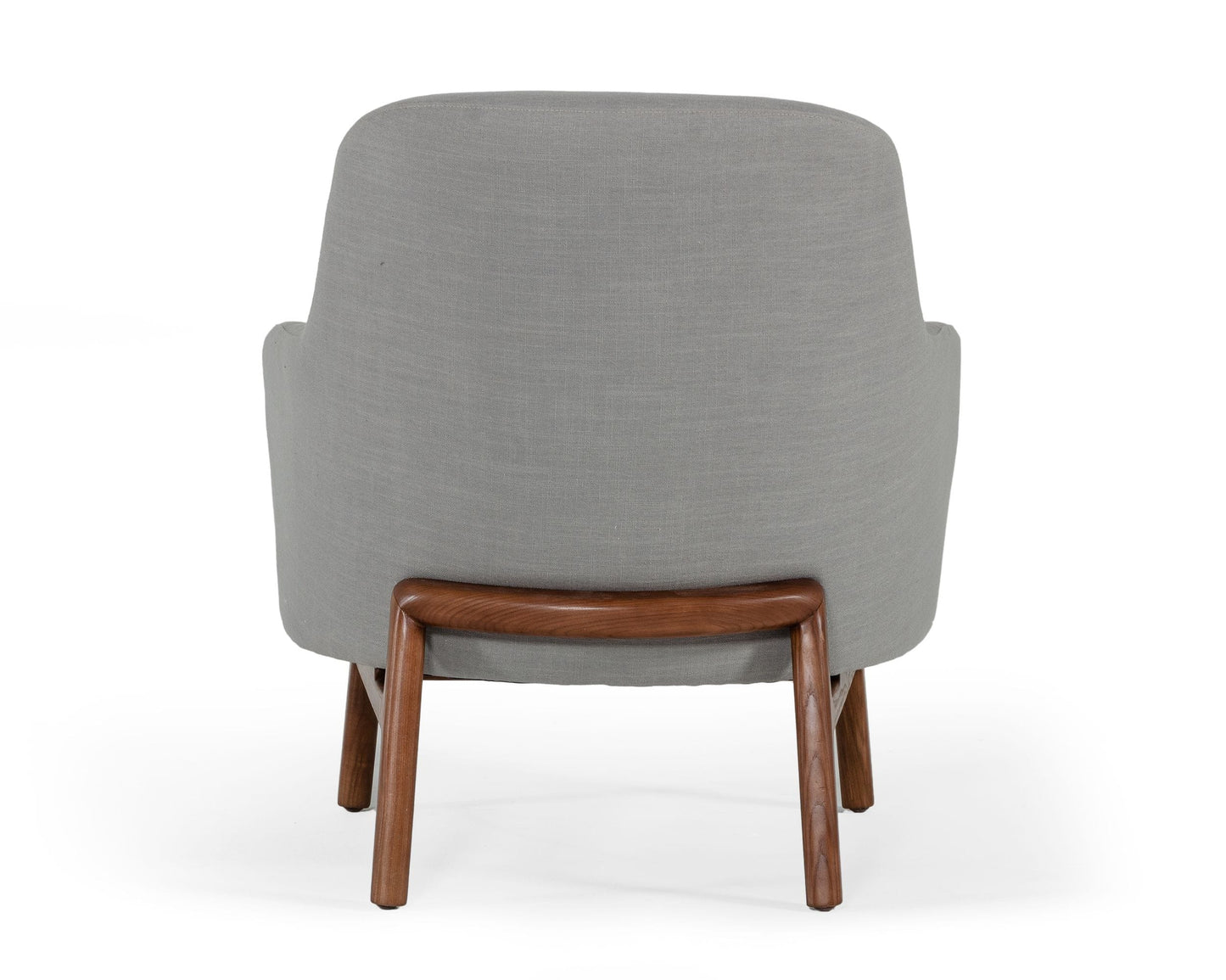 Modrest Metzler - Modern Grey Fabric Accent Chair | Modishstore | Accent Chairs-4