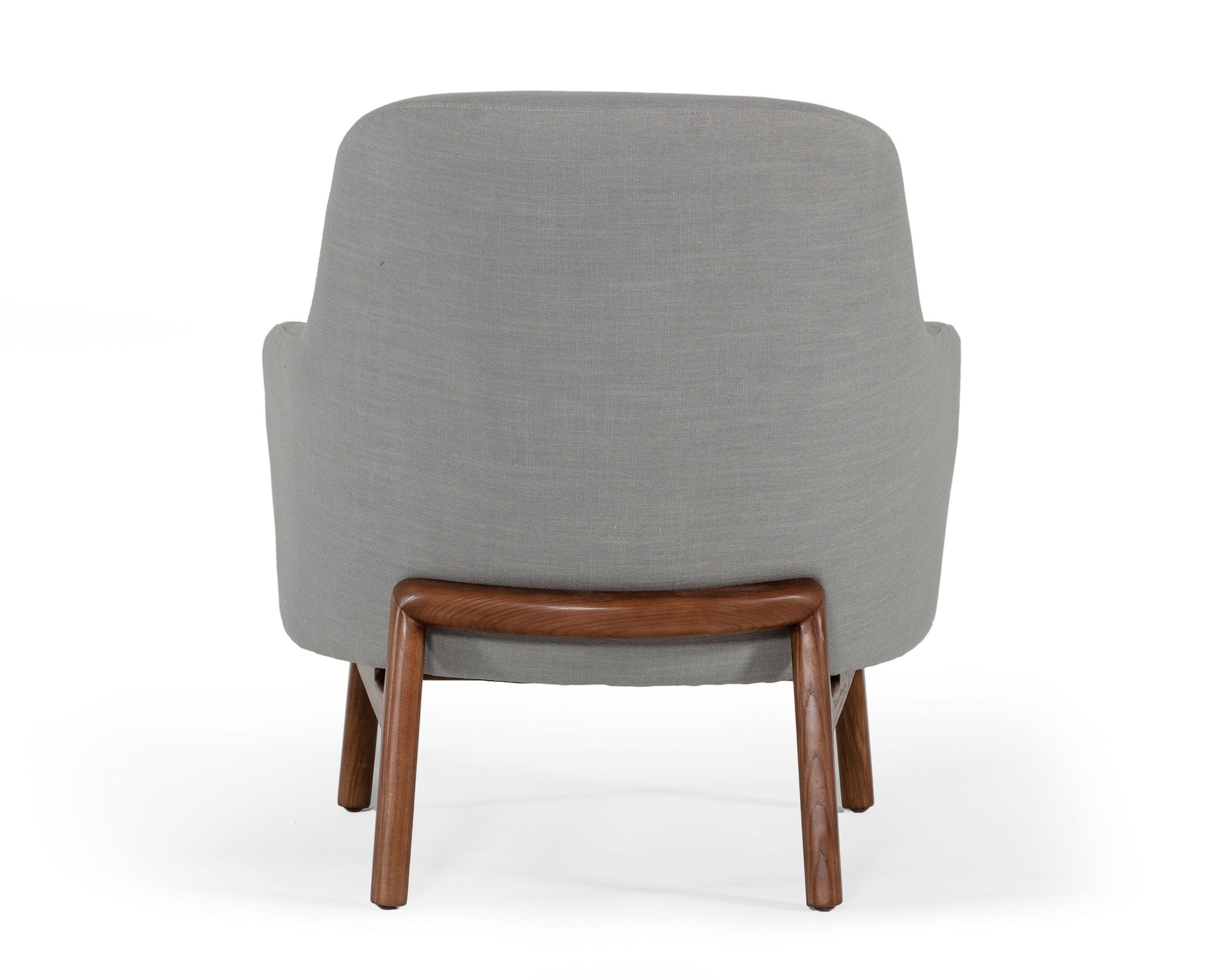 Modrest Metzler - Modern Grey Fabric Accent Chair | Modishstore | Accent Chairs-4