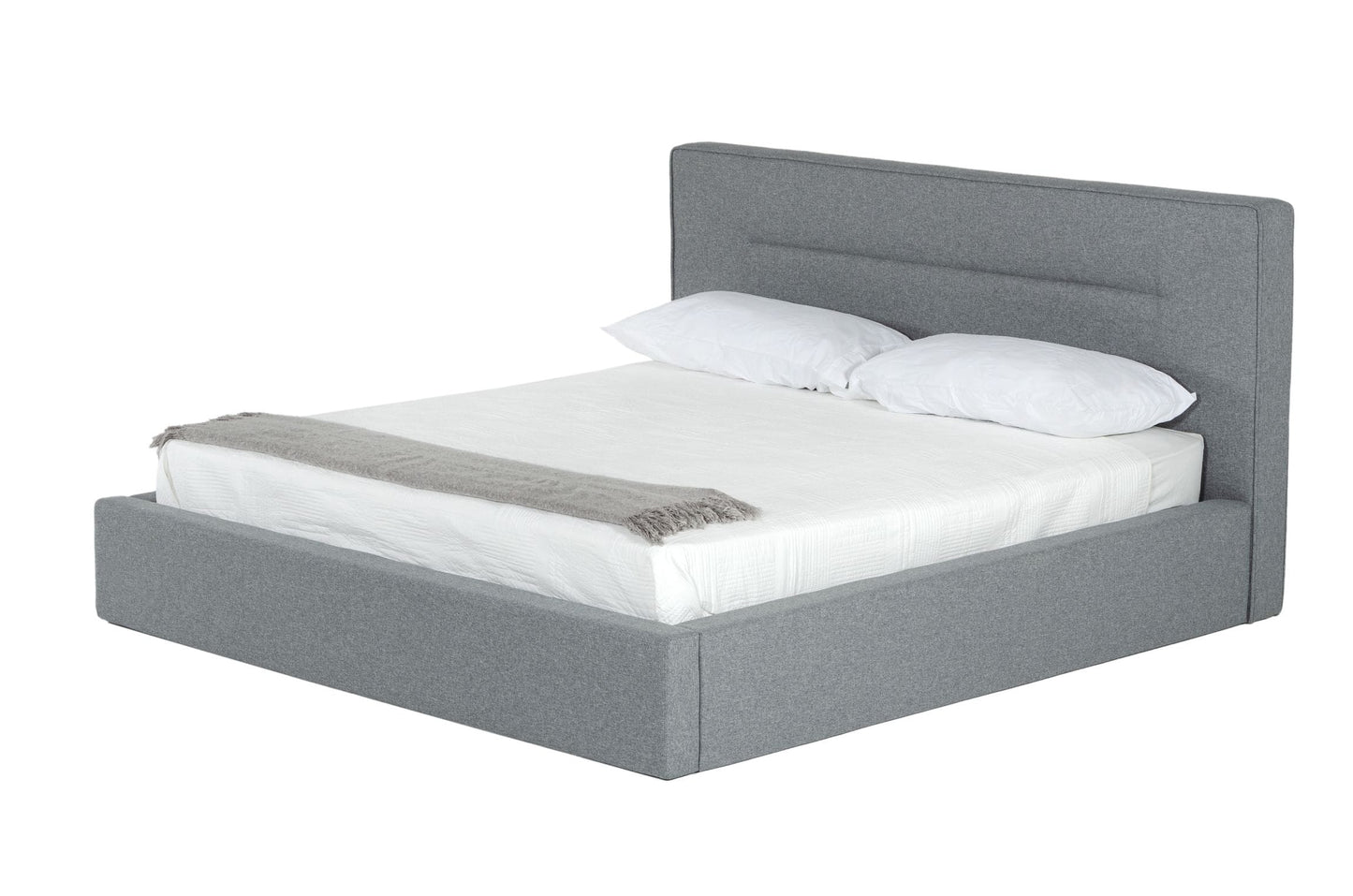 Nova Domus Juliana - Italian Modern Dark Grey Upholstered Bed-3