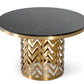 Modrest Kowal - Glam Black Marble Dining Table-3