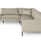 Divani Casa Sherry - Modern Grey LAF Chaise Leather Sectional Sofa | Sofas | Modishstore - 4