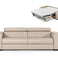 Coronelli Collezioni Icon - Modern Italian Leather Queen Size Sofa Bed-4