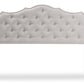 baxton studio aurora modern and contemporary greyish beige fabric full size headboard | Modish Furniture Store-3