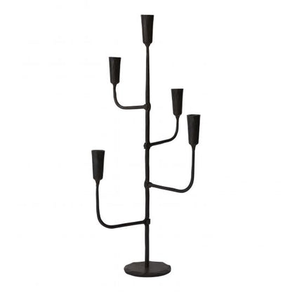 Davina Metal Candelabra By Accent Decor- 3 tapers/5 tapers | Candle Holders | Modishstore - 2