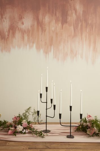 Davina Metal Candelabra By Accent Decor- 3 tapers/5 tapers | Candle Holders | Modishstore - 3