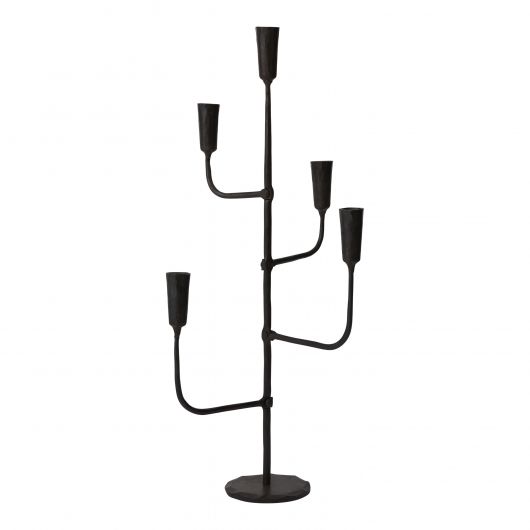 Davina Metal Candelabra By Accent Decor- 3 tapers/5 tapers | Candle Holders | Modishstore - 2