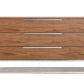 Modrest Heloise - Contemporary Walnut & Stainless Steel Dresser | Modishstore | Dressers