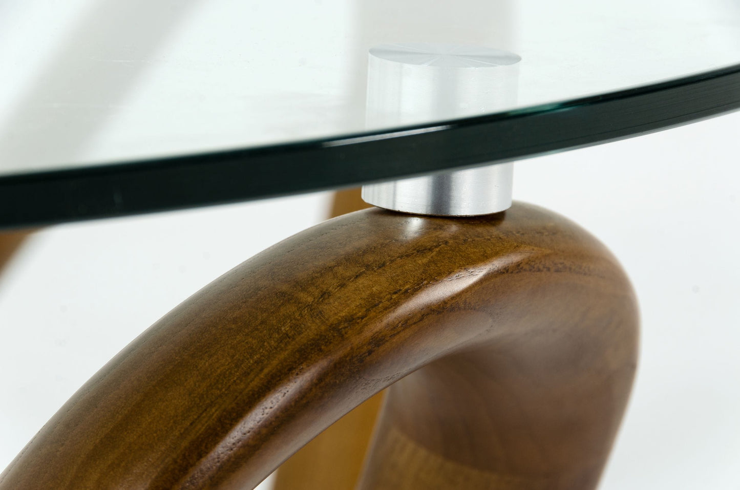 Modrest Lassen - Modern Glass & Walnut Coffee Table | Modishstore | Coffee Tables-3