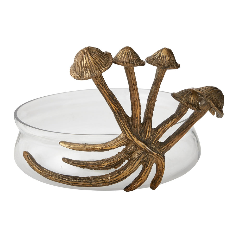 Lichen Planter Stand + Glass Bowl- Set Of 4 By Accent Decor | Planters, Troughs & Cachepots | Modishstore - 2
