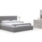 Nova Domus Juliana - Italian Modern Grey Upholstered Bed-4