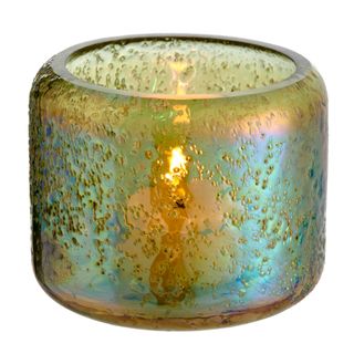 Hubbard votive (white/green glaze) Set Of 6 | Candle Holders | Modishstore