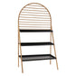 Draco Gold Arch Plant Shelf Collection By Accent Decor- 3 Shelf | Stands | Modishstore - 2