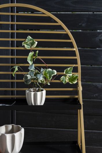 Draco Gold Arch Plant Shelf Collection By Accent Decor- 3 Shelf | Stands | Modishstore - 4