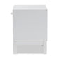 Baxton Studio Deirdre Modern and Contemporary White Wood 1-Drawer Nightstand | Nightstands | Modishstore - 5