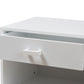 Baxton Studio Deirdre Modern and Contemporary White Wood 1-Drawer Nightstand | Nightstands | Modishstore - 3
