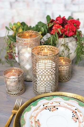 Persian Votive Set Of 2 By Accent Decor | Candle Holders | Modishstore - 3