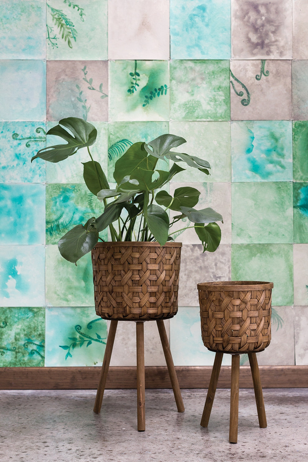 Bam Basket By Accent Decor | Planters, Troughs & Cachepots | Modishstore - 3