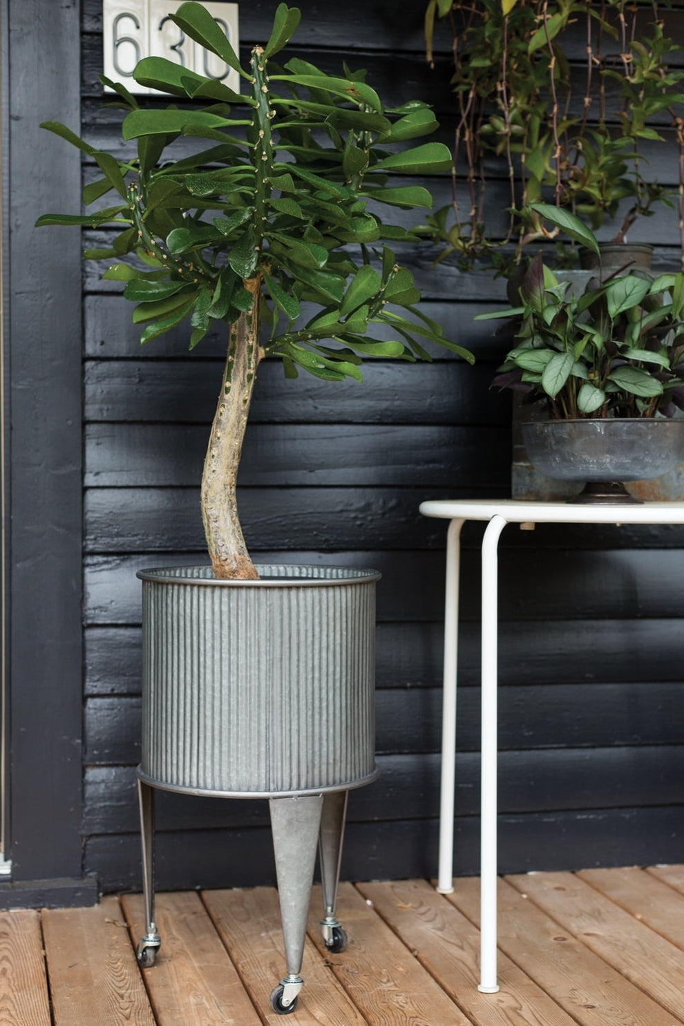 Derby Collection Set of 2 Cart By Accent Decor | Outdoor Planters, Troughs & Cachepots | Modishstore - 4