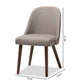 Baxton Studio Cody Mid-Century Modern Light Grey Fabric Upholstered Walnut Finished Wood Dining Chair (Set of 2) | Dining Chairs | Modishstore - 7