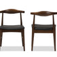 Baxton Studio Winton Mid-Century Modern Walnut Wood Dining Chair (Set of 2) | Dining Chairs | Modishstore - 5