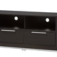 Baxton Studio Carlingford Modern and Contemporary Espresso Brown Finished Wood 2-Drawer TV Stand | TV Stands | Modishstore - 3