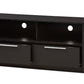 Baxton Studio Carlingford Modern and Contemporary Espresso Brown Finished Wood 2-Drawer TV Stand | TV Stands | Modishstore - 7