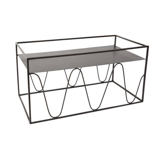 Azami Black Metal Plant Stand By Accent Decor- 2 Sizes | Stands | Modishstore - 4