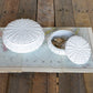 HomArt Urchin Ceramic Box - White - Set of 4 | Modishstore | Decorative Boxes