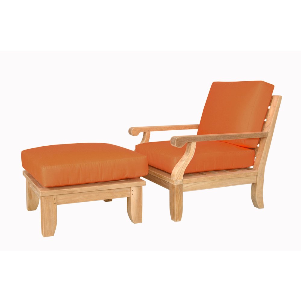 Riviera Luxe 2-Pieces Modular Set By Anderson Teak | Outdoor Chaise Lounges | Modishstore - 2