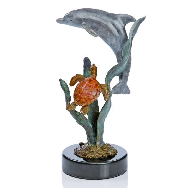 Paradise (Dolphin & Turtle) By SPI Home | Home Accents | Modishstore
