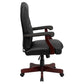 Flash Furniture Martha Washington Black Leather Executive Swivel Office Chair | Office Chairs | Modishstore-3