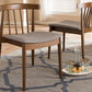 Baxton Studio Wyatt Mid-Century Modern Walnut Wood Dining Chair (Set of 2) | Dining Chairs | Modishstore - 2